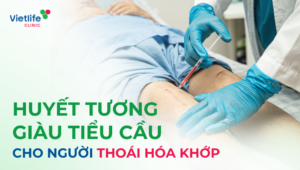 Huyết tương giàu tiểu cầu cho người thoái hóa khớp gối